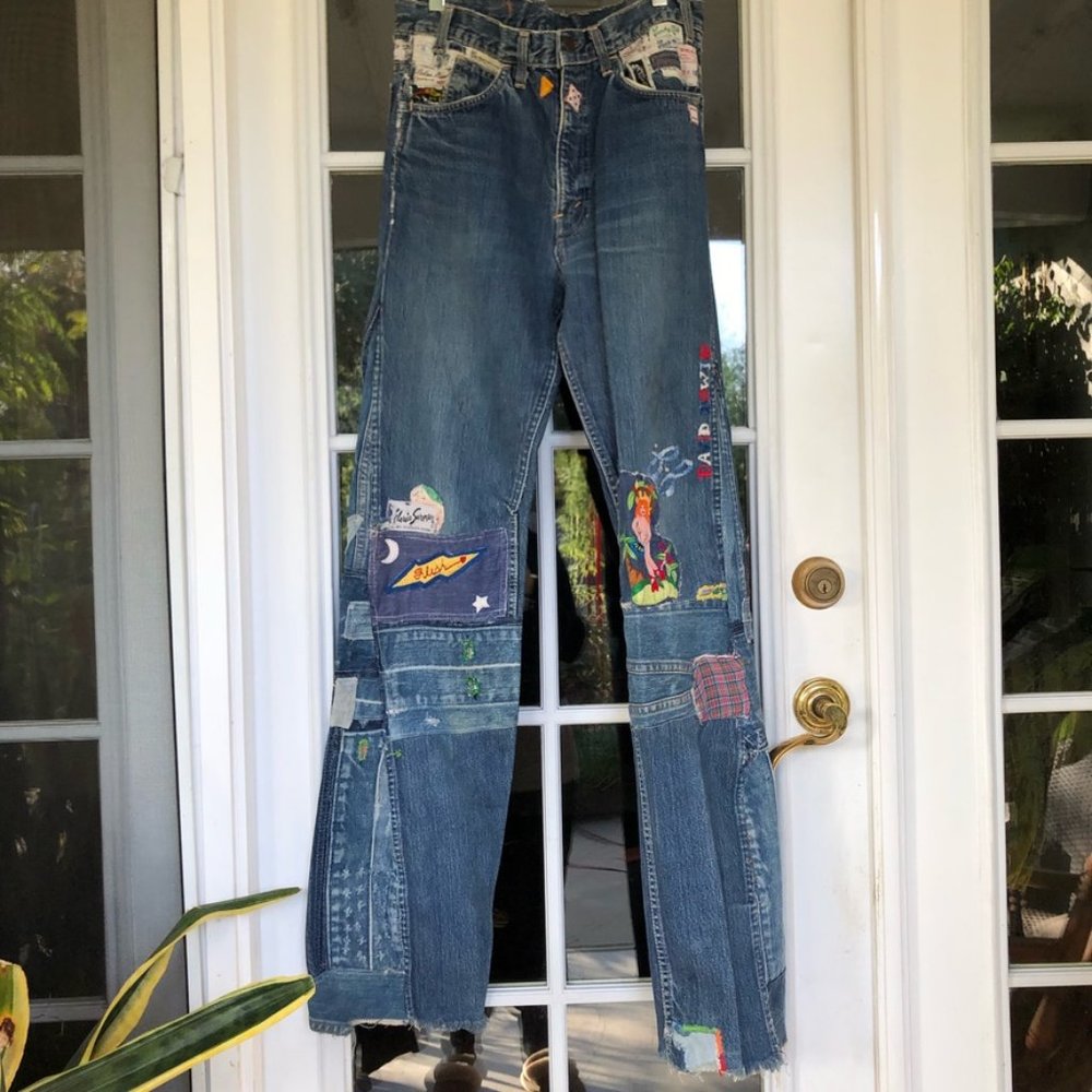 Vintage Levi's Orange Tab Patchwork Jeans 70s